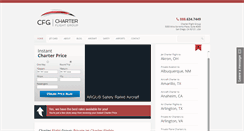 Desktop Screenshot of charterflightgroup.com